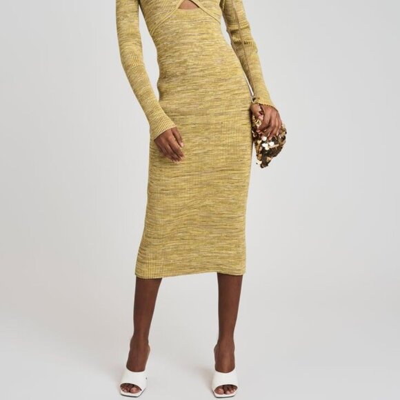 NWT: Derek Lam 10 Crosby Geovana Long Sleeve Cut Out Sweater Dress - Picture 2 of 12